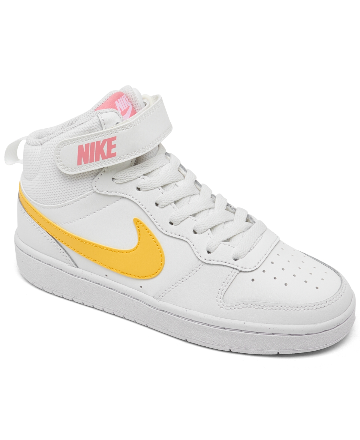 Nike Big Girls Court Borough Mid 2 Casual Sneakers From Finish Line In