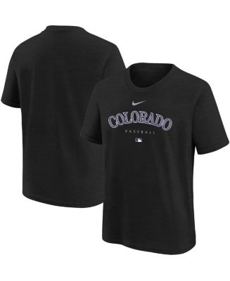 Nike Men's Colorado Rockies Early Work Dri-Blend T-Shirt - Macy's