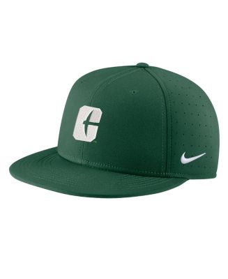 Nike Men's Green UNC Charlotte 49ers True AeroBill Performance Fitted ...
