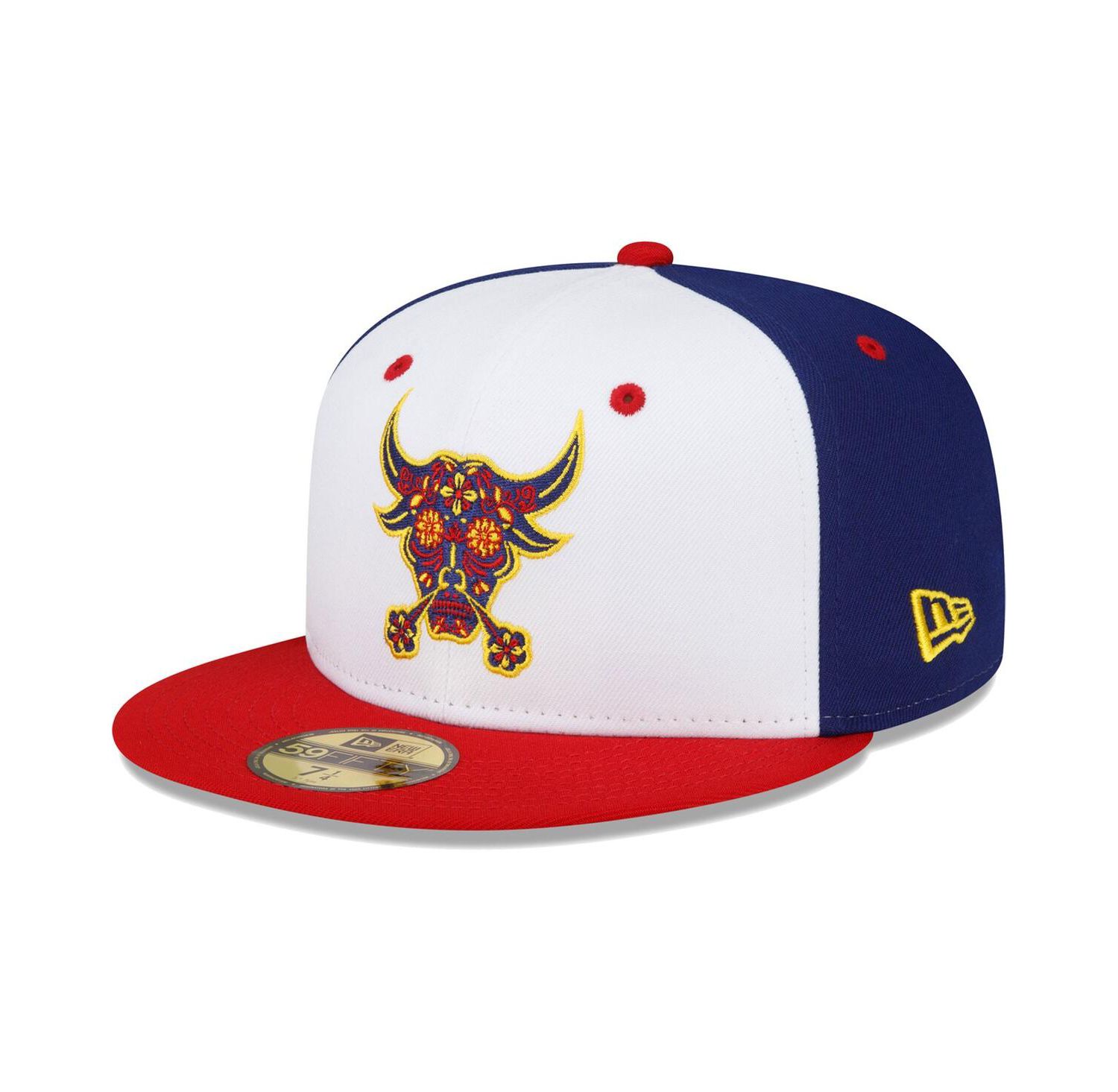 Men's White Durham Bulls Copa De La Diversion 59FIFTY Fitted Hat
