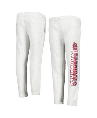 Big Boys and Girls Ash St. Louis Cardinals Game Time Fleece Pants