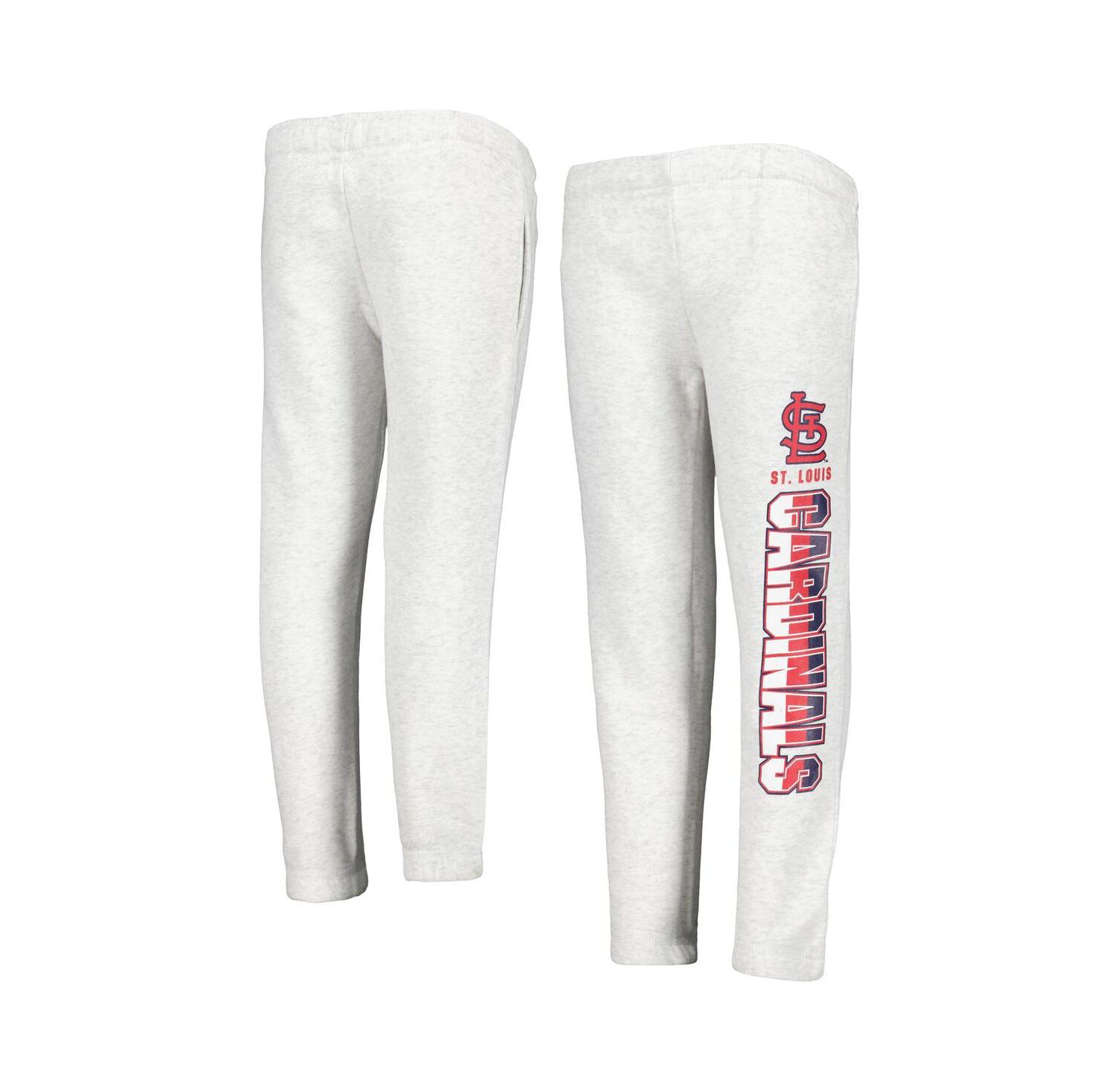 Big Boys and Girls Ash St. Louis Cardinals Game Time Fleece Pants