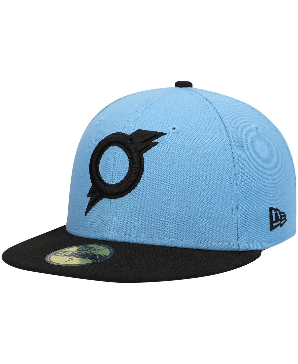 Men's New EraOmaha Storm Chasers Authentic Collection Team Alternate 59FIFTY Fitted Hat - Light Blue