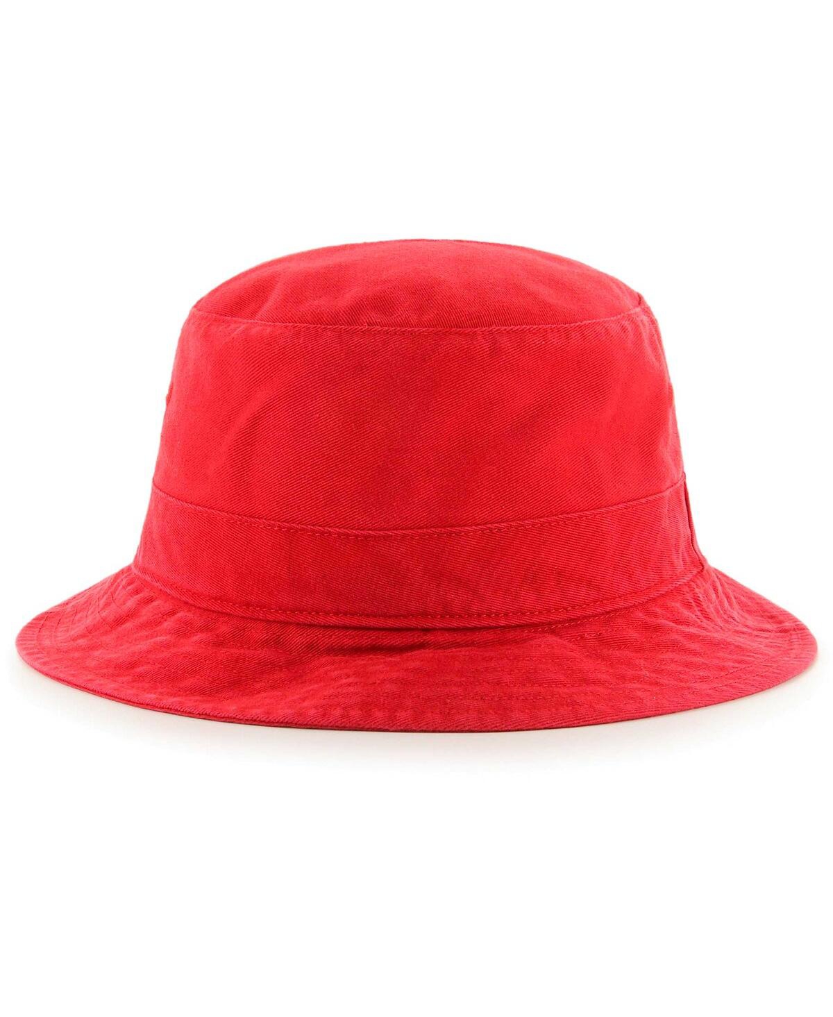 Shop 47 Brand Men's ' Red St. Louis Cardinals Primary Bucket Hat