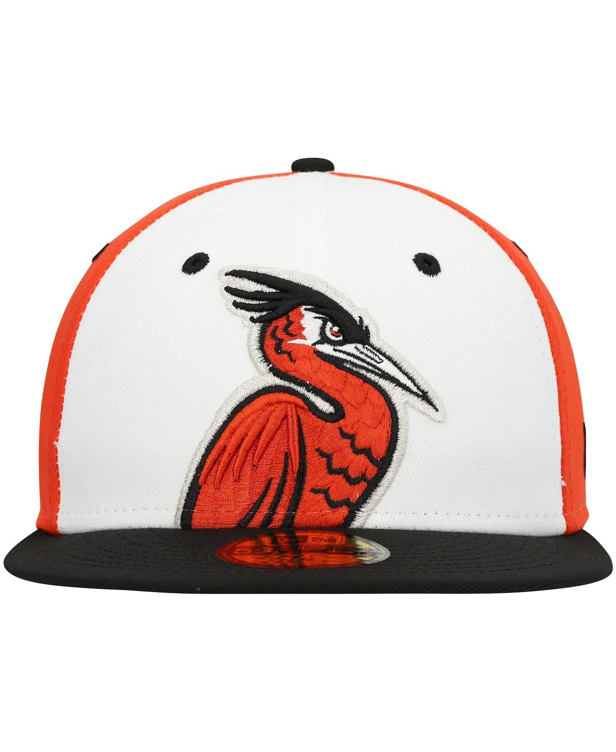 New Era White Delmarva Shorebirds Authentic Collection Team Alternate 59fifty Fitted Hat In White