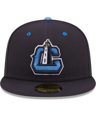 Men's Navy Lake County Captains Authentic Collection 59FIFTY Fitted Hat