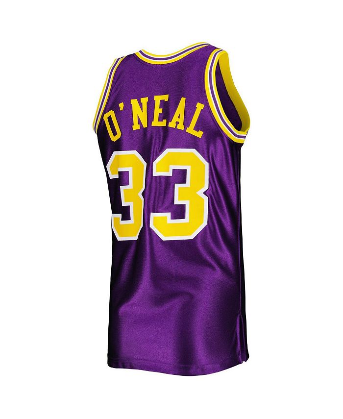 Mitchell & Ness Men's LSU Tigers Shaquille O'Neal Authentic Jersey, Gold, Size: Medium, Polyester