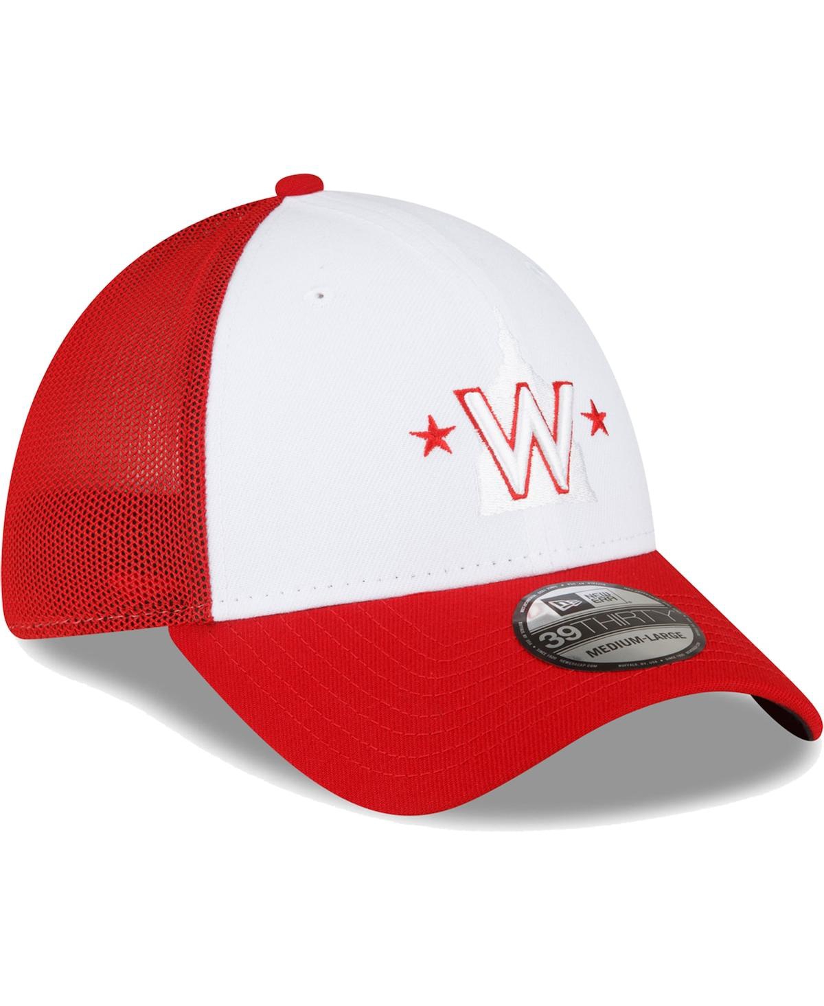 Men's New Era White Washington Nationals 2023 On-Field Batting Practice 39THIRTY Flex Hat - White