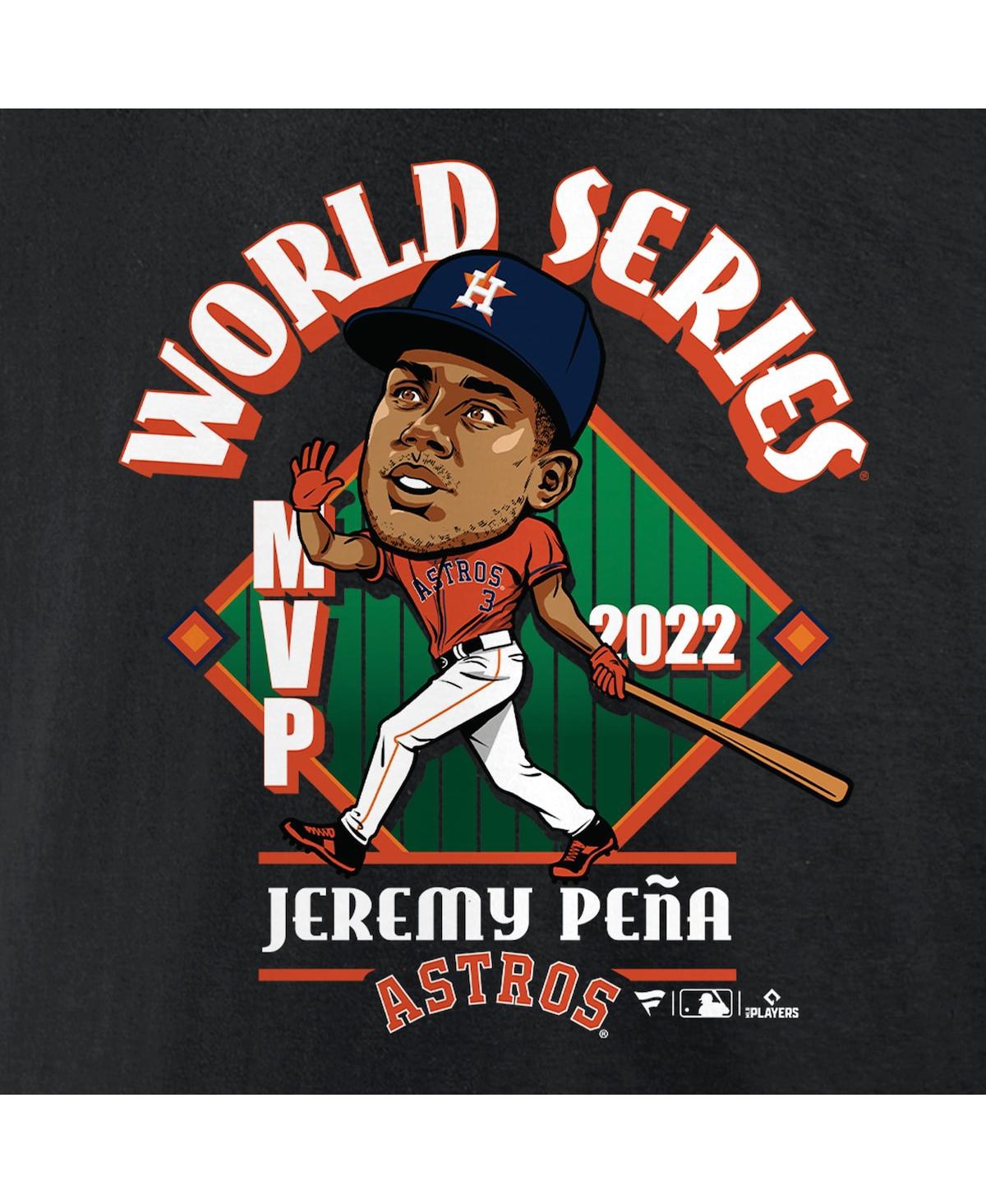 Women's Fanatics Jeremy PenaHouston Astros 2022 World Series Champions Mvp Plus Size Name and Number T-shirt - Black