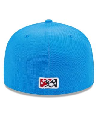 Men's Blue Rocket City Trash Pandas Authentic Collection Alternate Logo 59FIFTY Fitted Hat