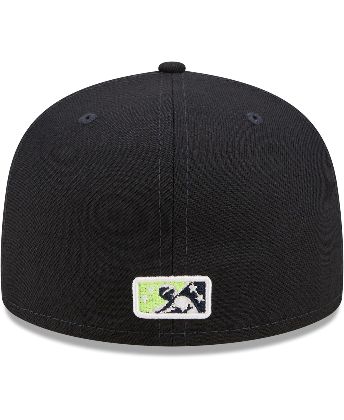 Men's New EraColumbia Fireflies Authentic Collection Team Alternate 59FIFTY Fitted Hat - Navy