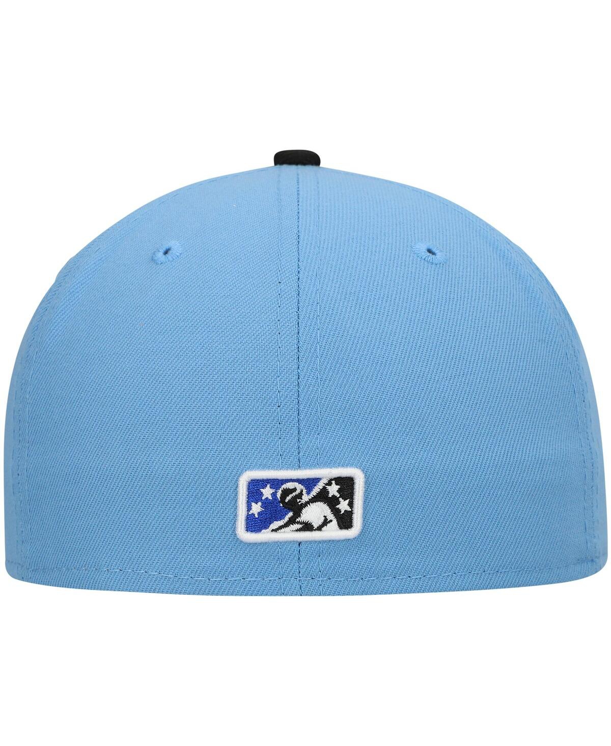 Men's New EraOmaha Storm Chasers Authentic Collection Team Alternate 59FIFTY Fitted Hat - Light Blue