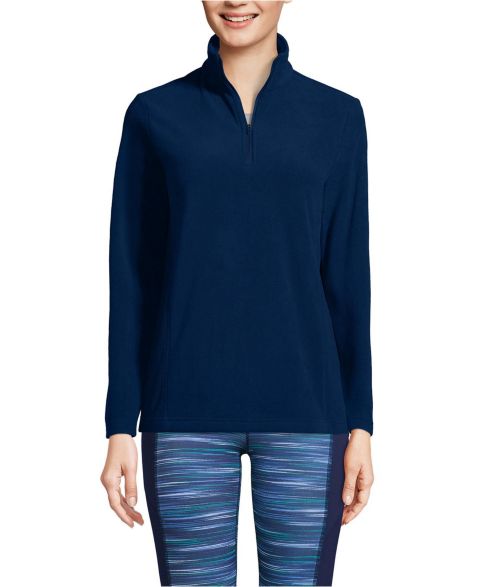 Женские свитеры Lands' End Women's Anyweather Fleece Quarter Zip Pullover