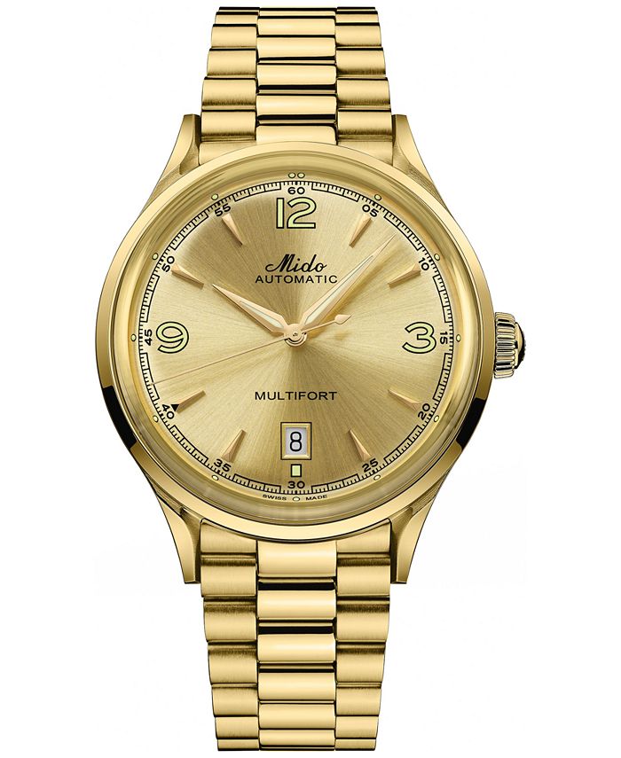 Mido swiss shop pvd coated