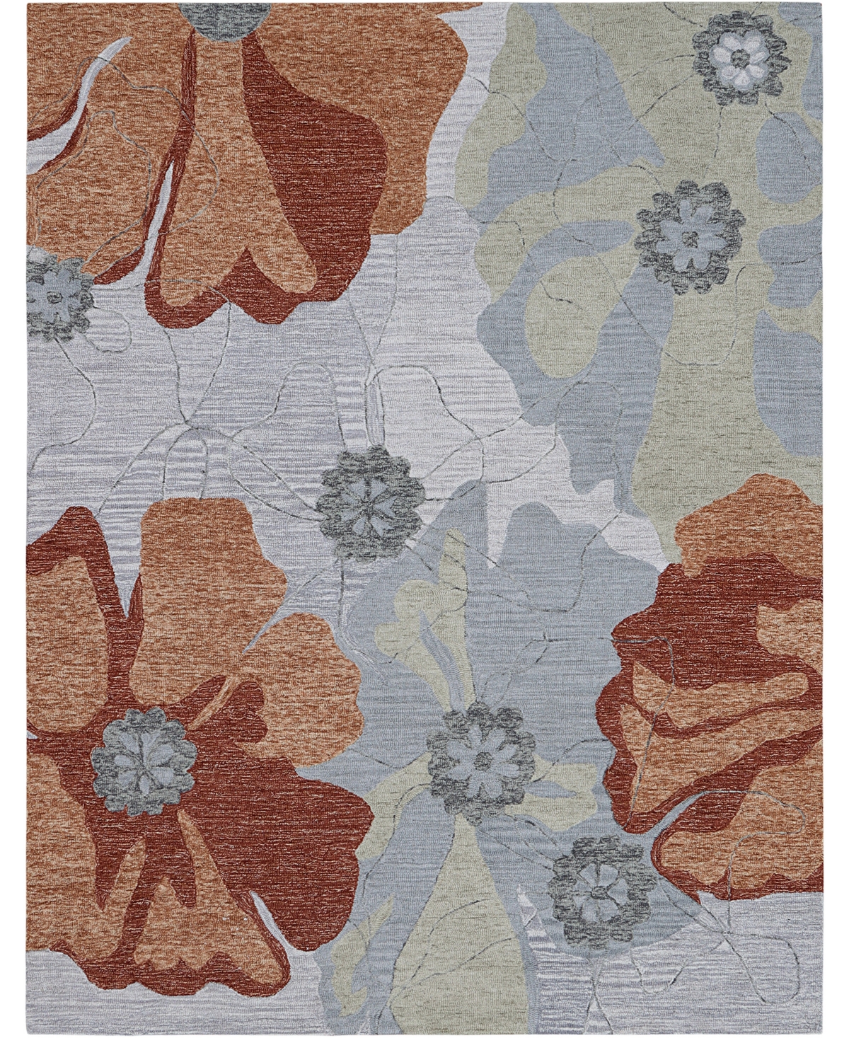 Creative Rugs Decor Columbia C-1764 8'6in x 11'6in Area Rug - Silver