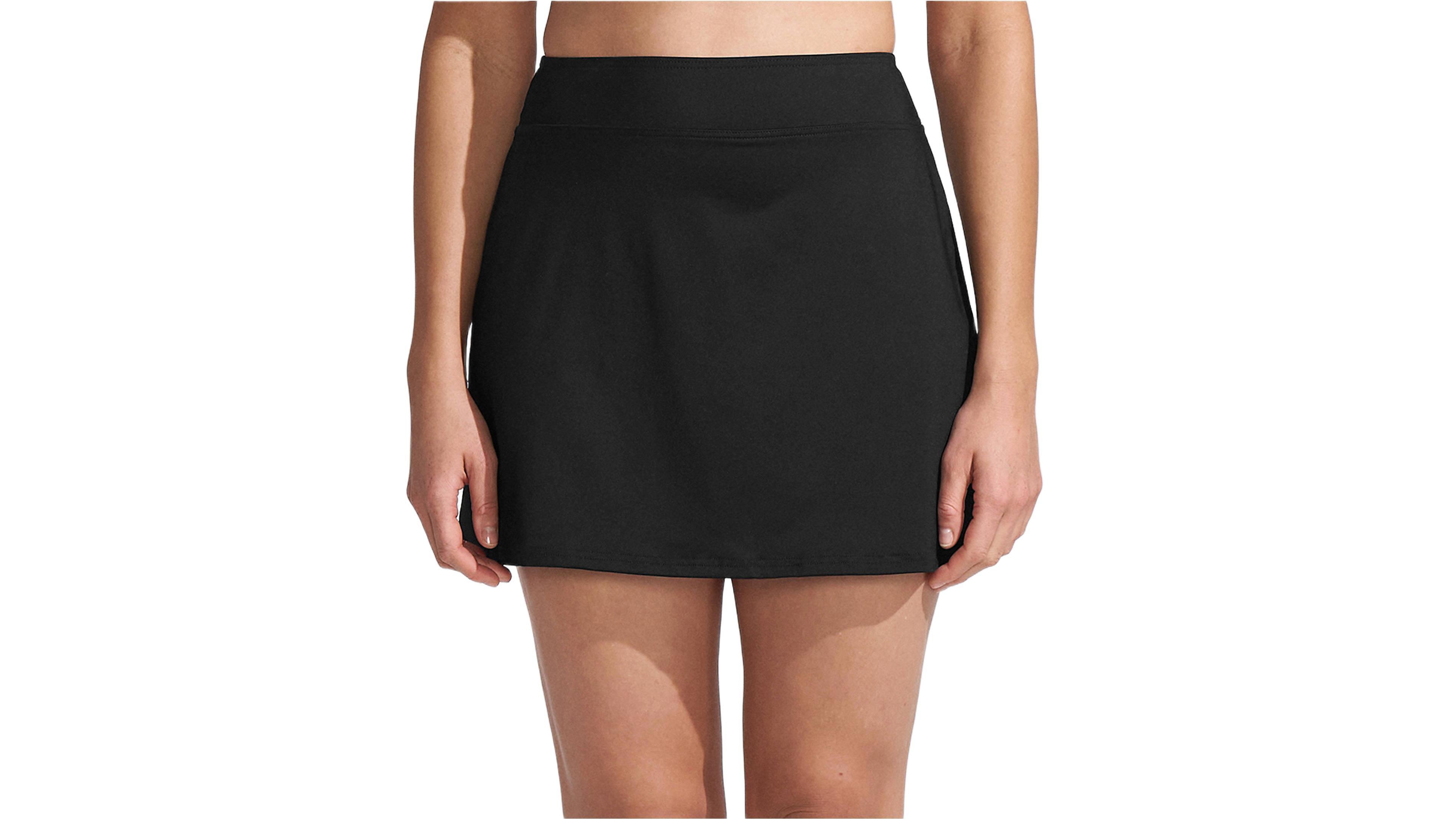 Lands' End Women's Petite Tummy Control Swim Skirt Bottoms