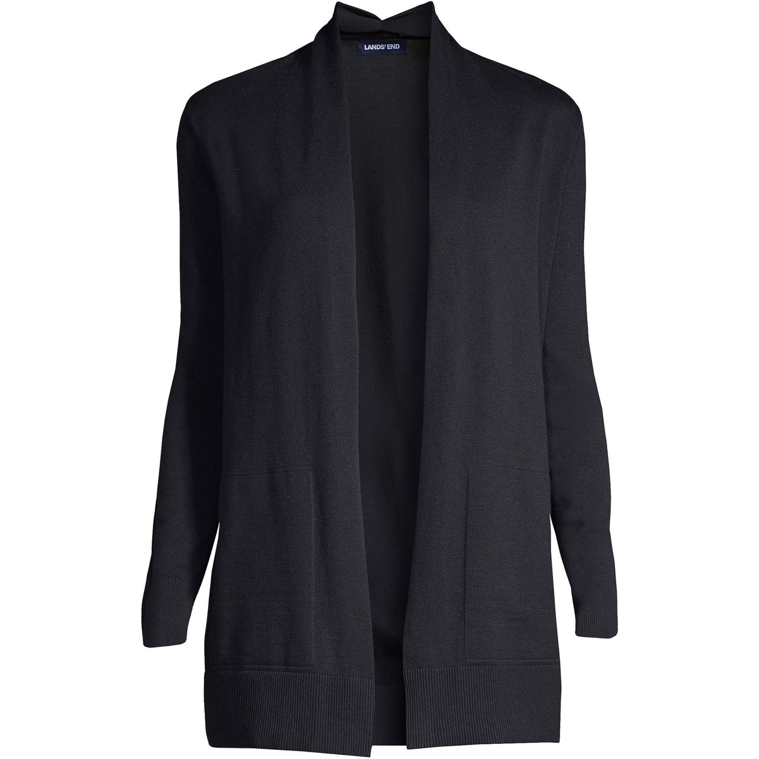 Plus Size Long Sleeve Open Long Cardigan Sweater