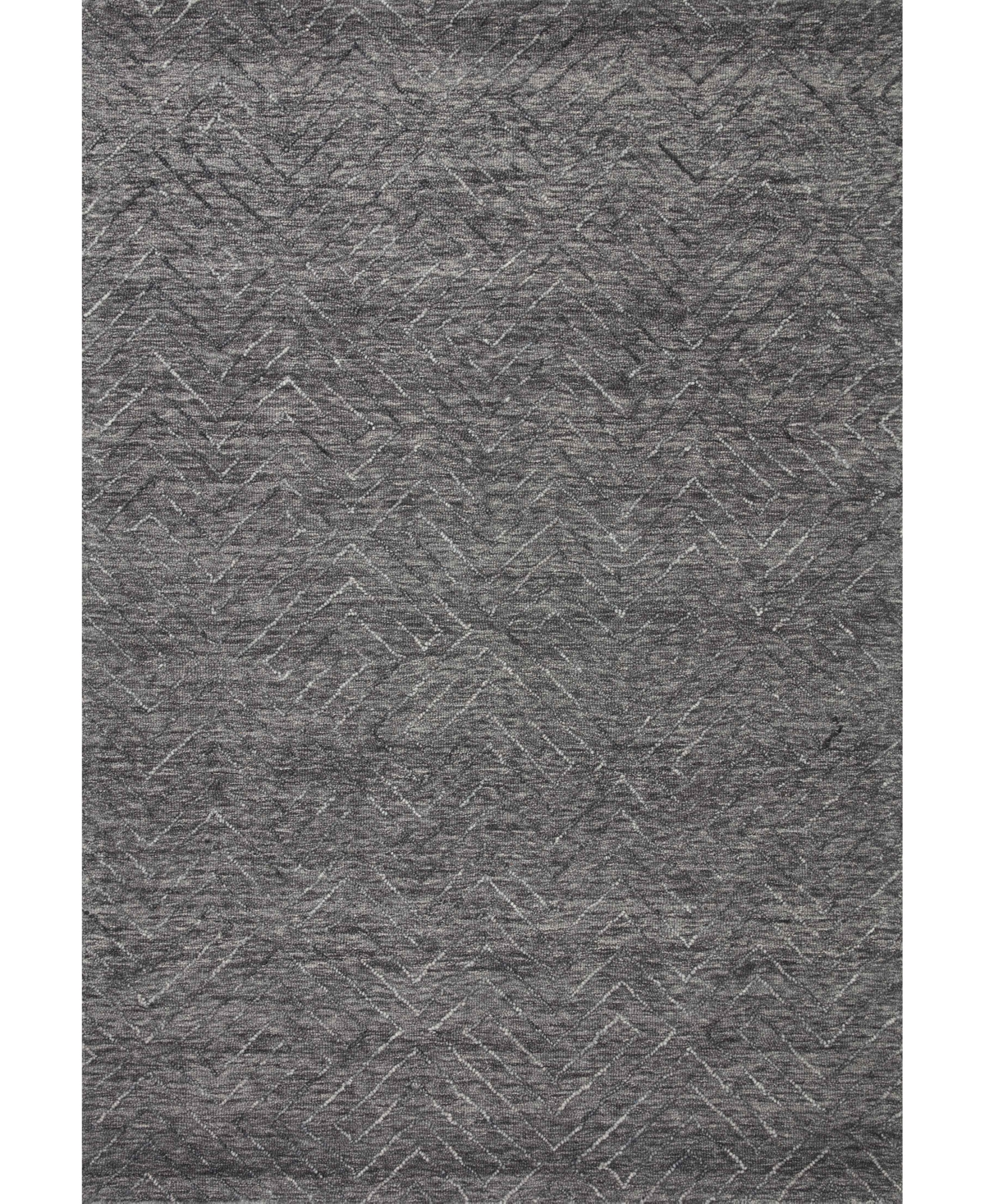 Magnolia Home By Joanna Gaines X Loloi Sarah Sar-03 5' X 7'6" Area Rug In Charcoal