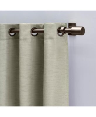 Grasscloth Lined Grommet Curtain Patio Panel w/Wand 110"W x 84"L