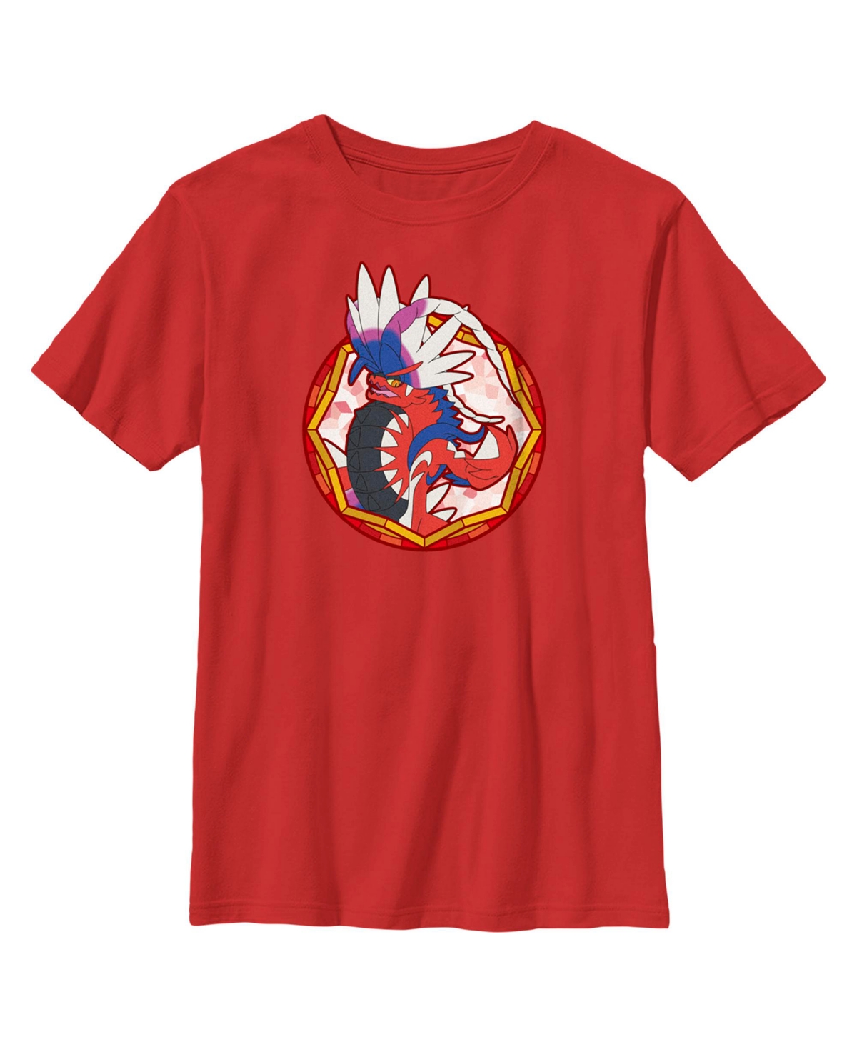 Nintendo Boy's Pokemon Koraidon Circle Child T-shirt In Red