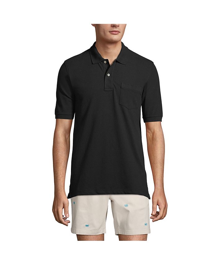Lands' End Men's Short Sleeve Comfort-First Mesh Polo Shirt With Pocket ...
