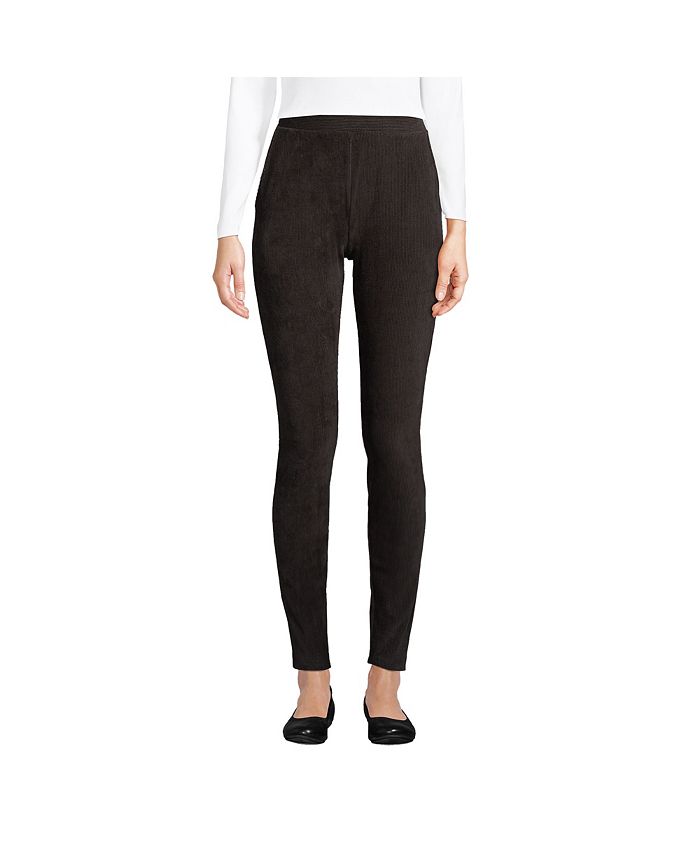 Lands' End Women's Sport Knit High Rise Corduroy Leggings & Reviews