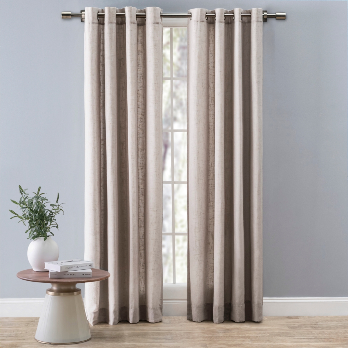 Ricardo New Castle Lined Grommet Panel Curtain 52"W x 63"L
