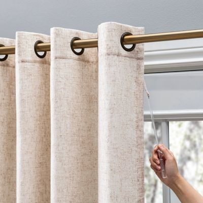New Castle Lined Grommet Patio Curtain Panel 106"W x 84"L