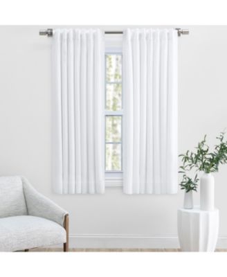 Serene Rod Pocket with Back Tabs short Curtain Panel 48"W x 45"L