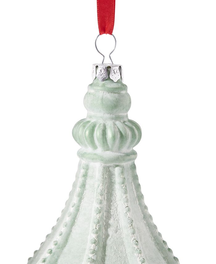 Holiday Lane Mint Moss Mint Textured Ornament, Created for Macy's Macy's