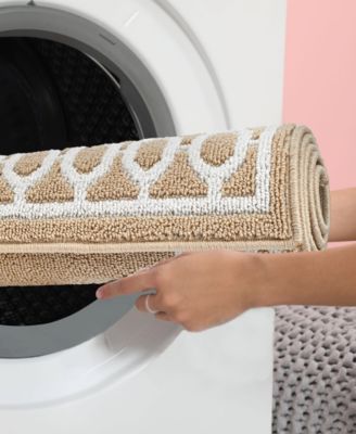 Christine Trellis Border Tufted Runner Rugs