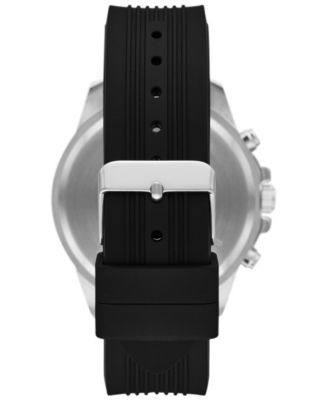 Men's Three Hand Silver-Tone 46mm Watch, Bracelet and Card Holder Gift Set, 3 Pieces