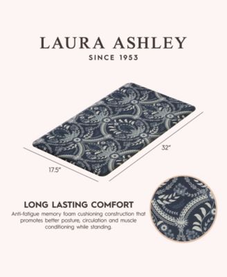 2 Piece Wellness Anti-Fatigue Mat Set Laura Ashley Color: Light Gray