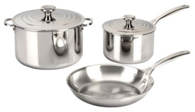 Five Piece Stainless Steel Cookware Set