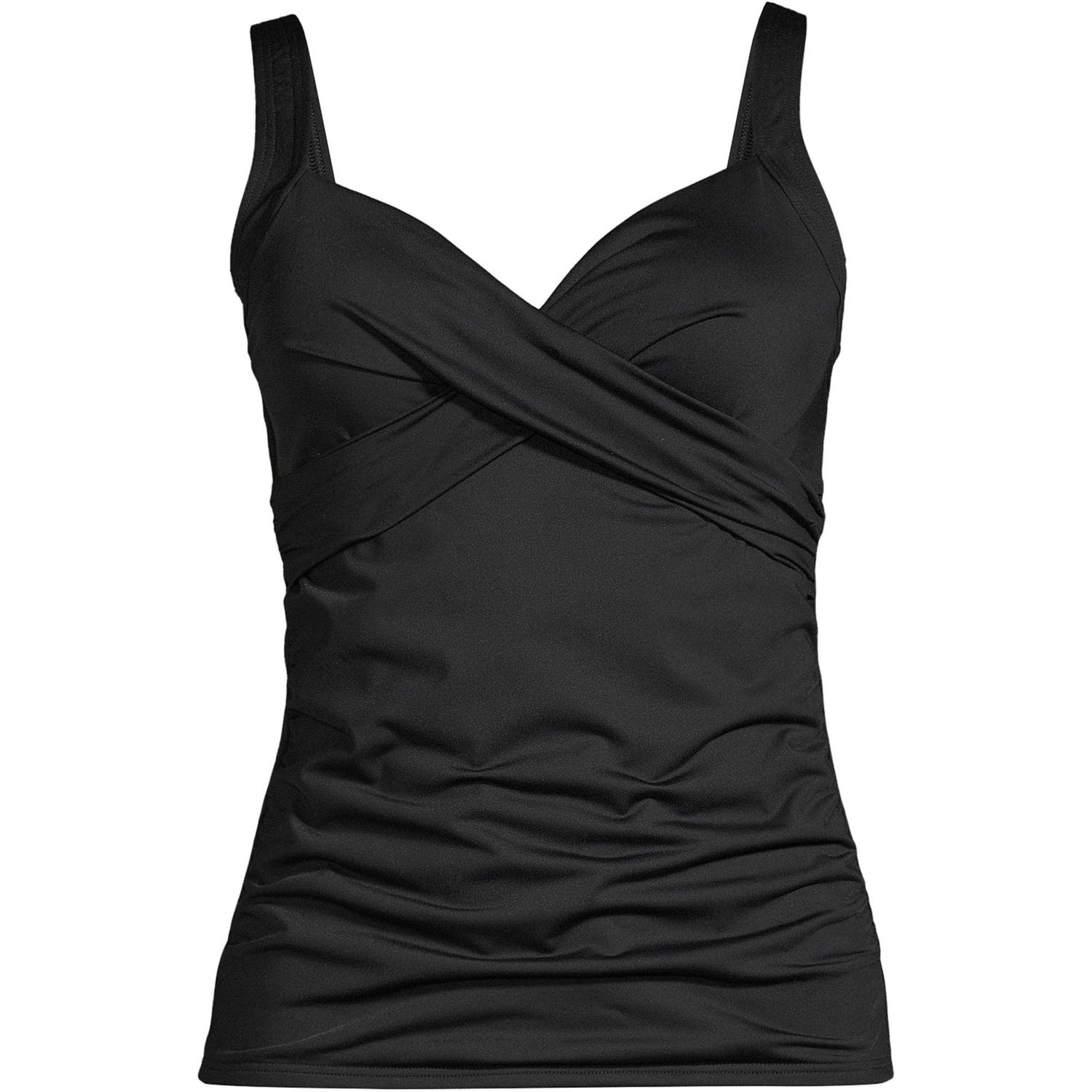Women's DDD-Cup Sweetheart Wrap Underwire Tankini Top