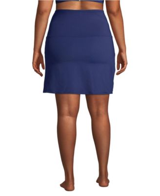 Women's Plus Size   Tummy Control Ultra High Waisted Modest Swim Skirt Swim Bottoms