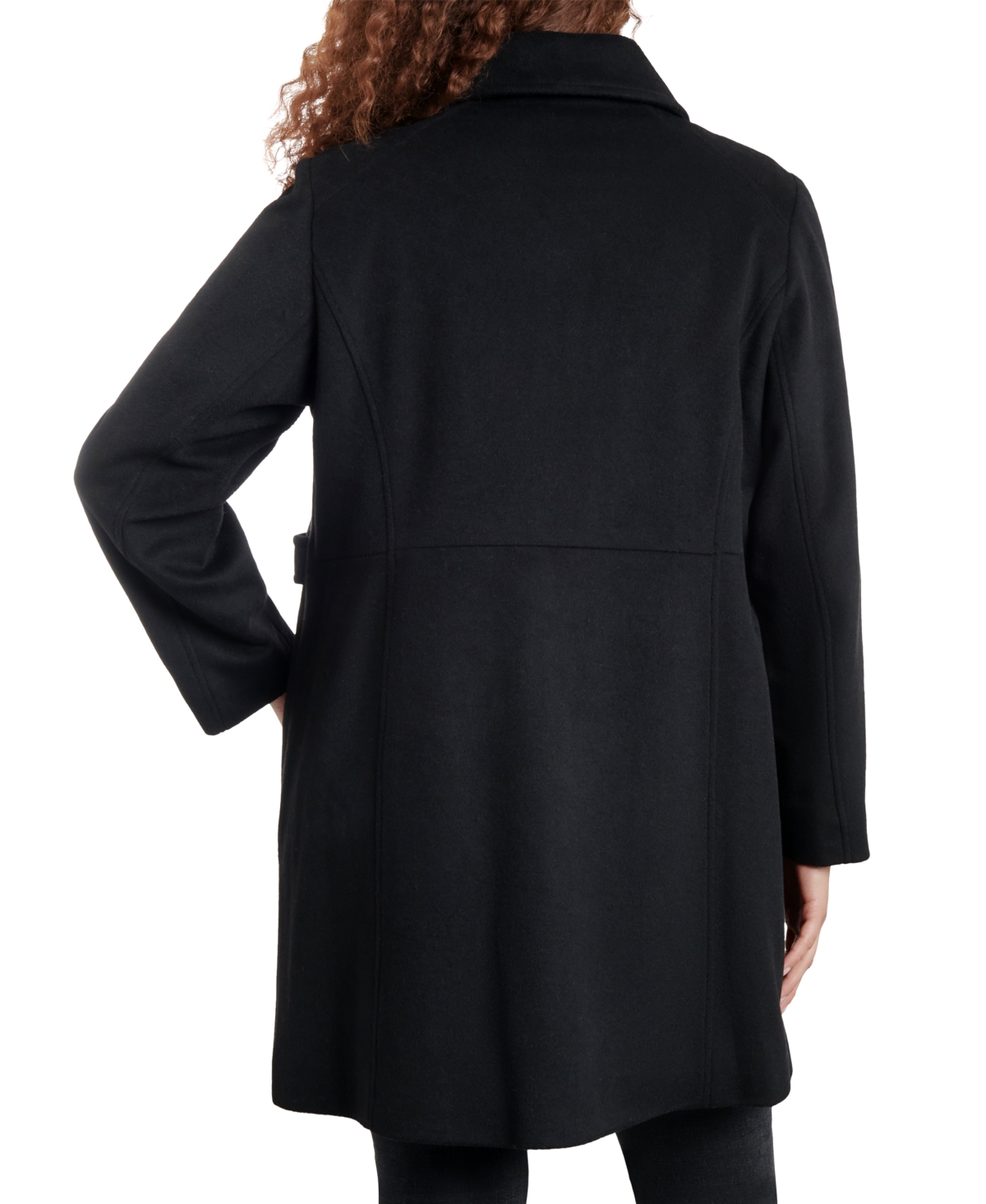 Michael Michael Kors Women's Plus Size Club-Collar Zip-Front Coat