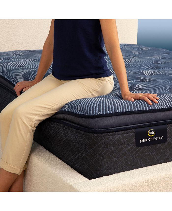 Serta Perfect Sleeper Cobalt Calm 15" Plush Pillow Top Mattress SetTwin Macy's