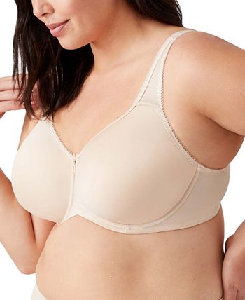 Nude Wacoal Underwire T-Shirt Nursing Bra Lace Trim Maternity & Nursing Bra  (Like New - Size 38D) - Motherhood Closet - Maternity Consignment