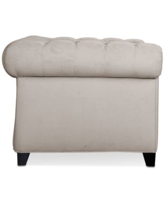 CLOSEOUT! Kallison 52" Fabric Arm Chair, Created for Macy's