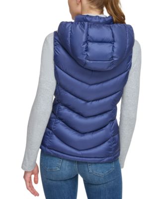 Women's Packable Hooded Puffer Vest, Created for Macy's