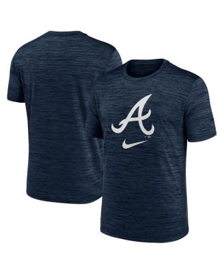 Atlanta Braves Nike Logo Velocity Performance T-Shirt - Navy