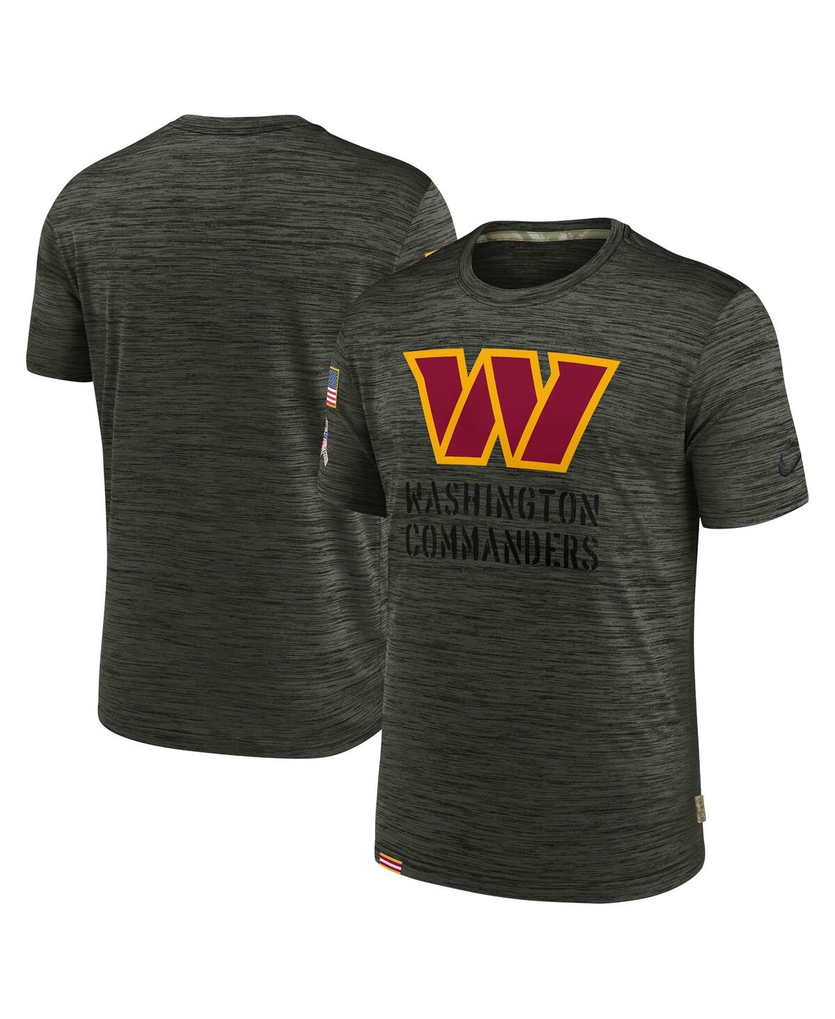 Shop Nike Men's  Brown Washington Commanders 2022 Salute To Service Velocity Team T-shirt
