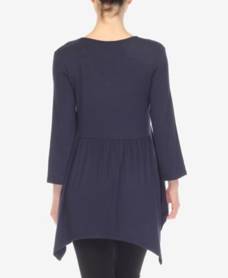 Women's Empire Waist Tunic Top