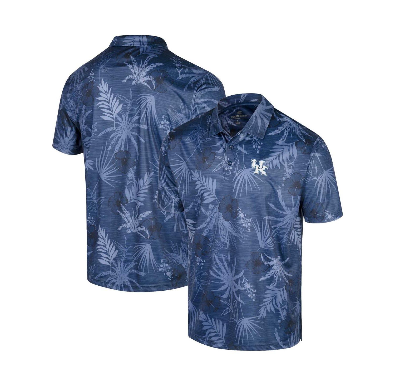 Men's Royal Kentucky Wildcats Palms Team Polo Shirt