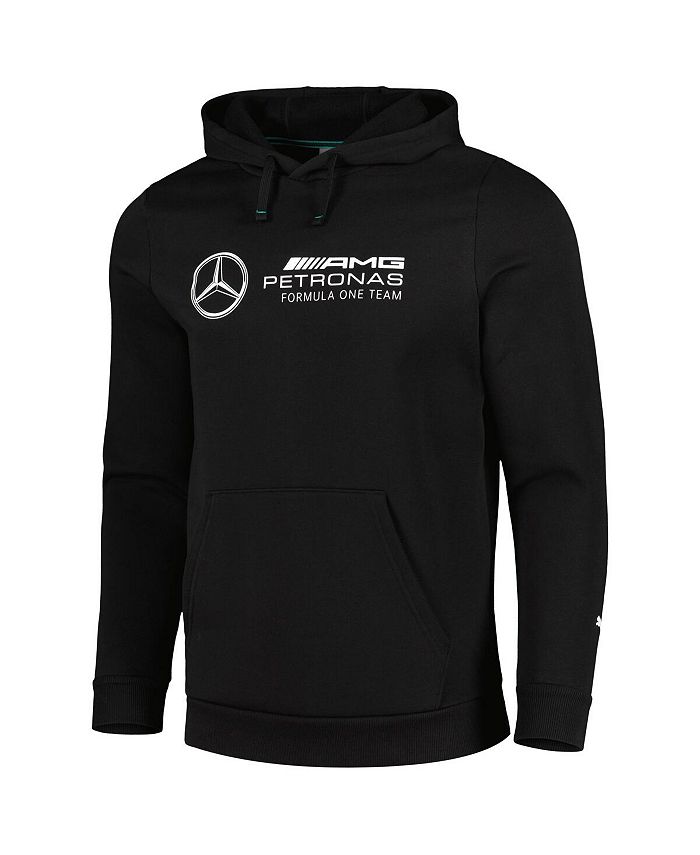 Puma Men's Black Mercedes-AMG Petronas F1 Team 2023 Fleece Pullover ...