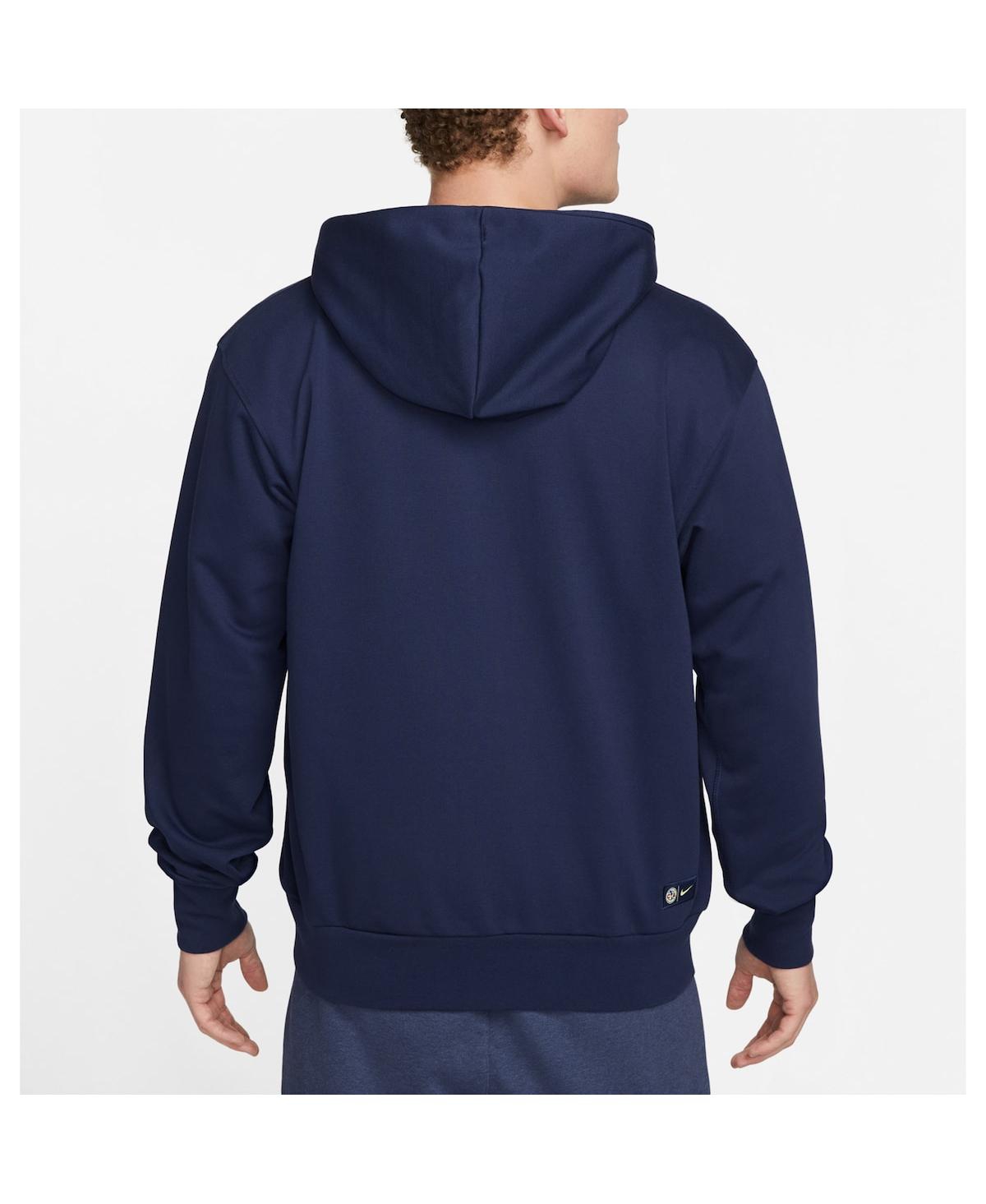 Shop Nike Men's  Navy Club America Standard Issue Full Zip Hoodie