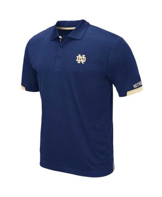 Men's Navy Notre Dame Fighting Irish Big and Tall Santry Polo Shirt