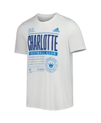 Men's White Charlotte FC Club DNA Performance T-shirt