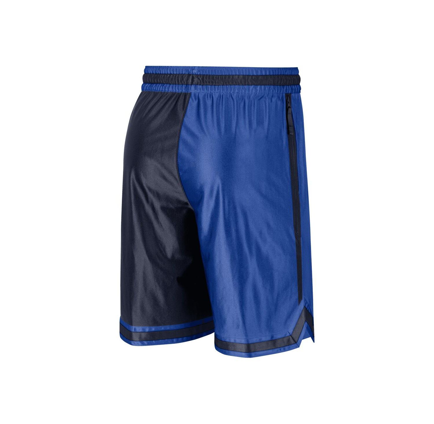 Men's Navy, Blue Dallas Mavericks Courtside Versus Force Split DNA Performance Shorts